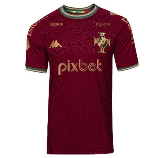Camiseta de portero del Vasco 22/23 - Borgoña - Todos los patrocinadores - Versión para aficionados