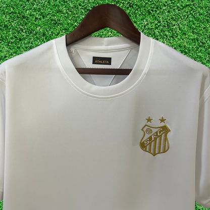 Santos Pelé 1000 Goals White Jersey 25/26 Fan