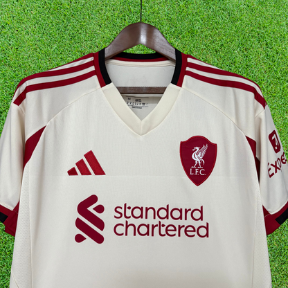 Camiseta de visitante del Liverpool FC 25/26, versión para aficionados 