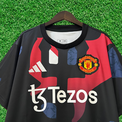 Camiseta de visitante prepartido del Manchester United 24/25, versión para aficionados 