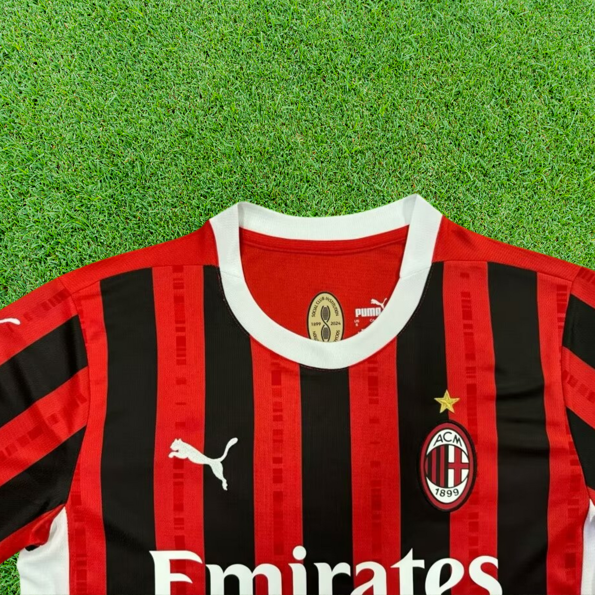 Camiseta local del AC Milan 24/25, versión para aficionados 