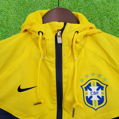 Brazil Blue/Yellow Windbreaker