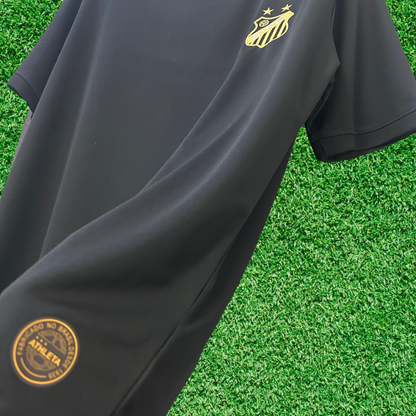 Camisa Santos Pelé Mil Gols Preta 25/26 Torcedor