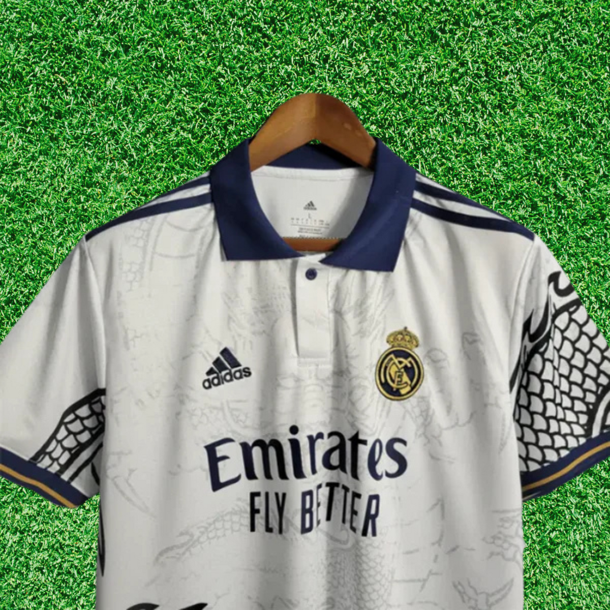 Real Madrid Special Edition White Dragon Jersey 25/26 Fan Version 