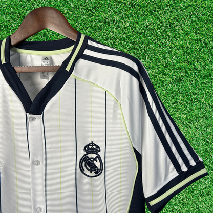 Real Madrid Baseball Jersey - US Pack 25/26 Retro 