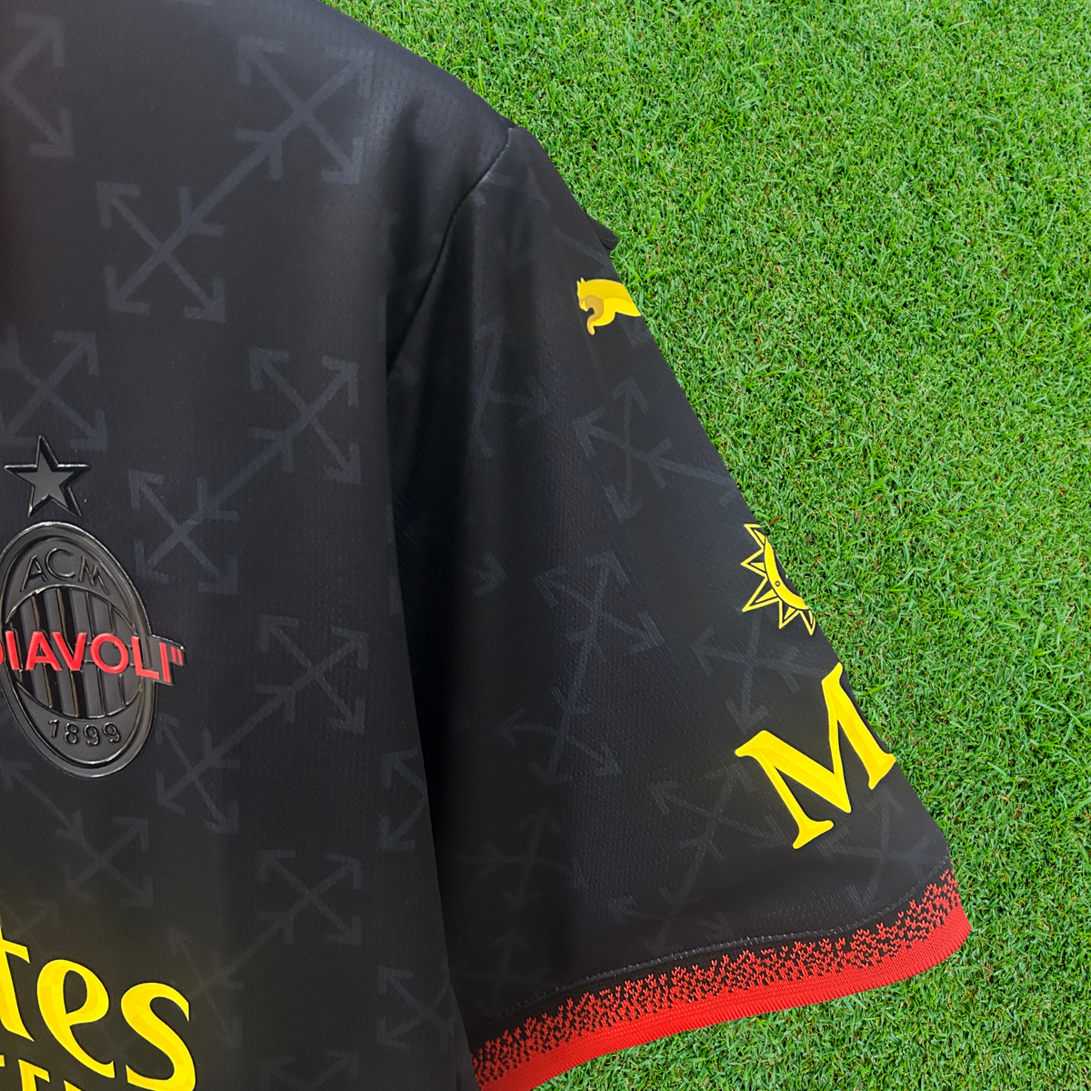 Camiseta de aficionado Off-White 25/26 del AC Milan 