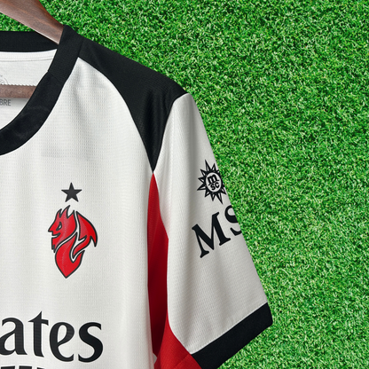 Camiseta de visitante del AC Milan 25/26, versión para aficionados 