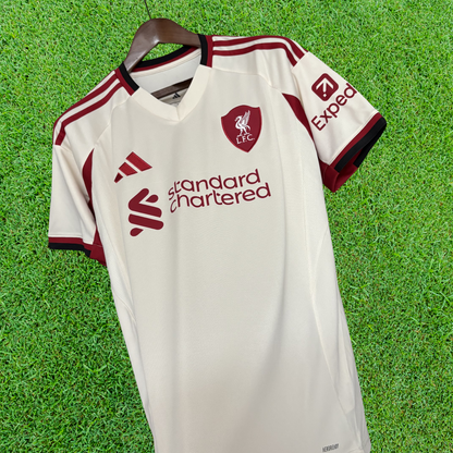 Camiseta de visitante del Liverpool FC 25/26, versión para aficionados 