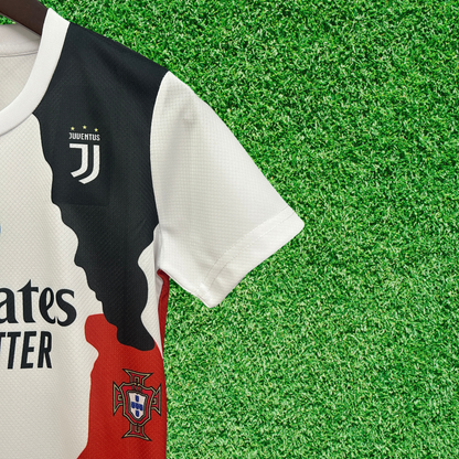 Kit de leyendas de Cristiano Ronaldo 25/26 para niños 