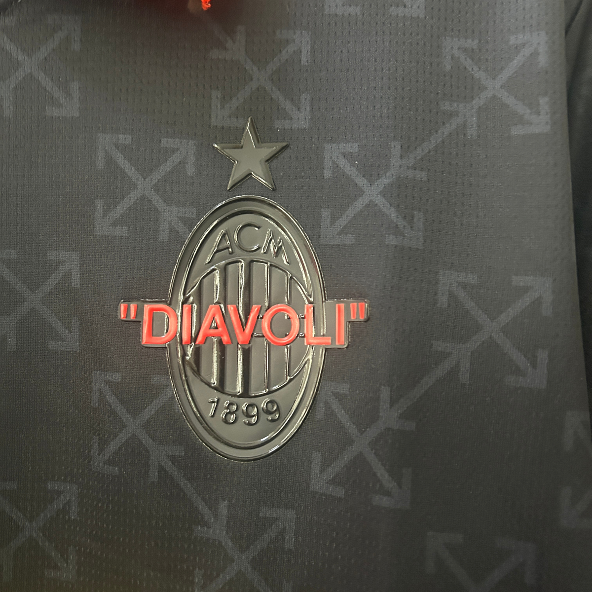 Camiseta de aficionado Off-White 25/26 del AC Milan 