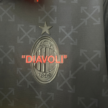 Camiseta de aficionado Off-White 25/26 del AC Milan 