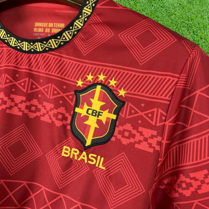 Camisa Brasil Vermelho Jordan Especial 25/26 Torcedor