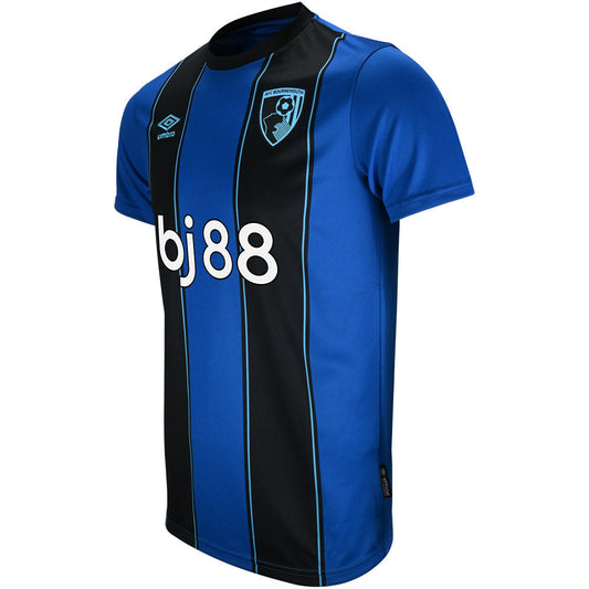 Camiseta visitante del Bournemouth 25/26 - Versión para aficionados azul/negra 