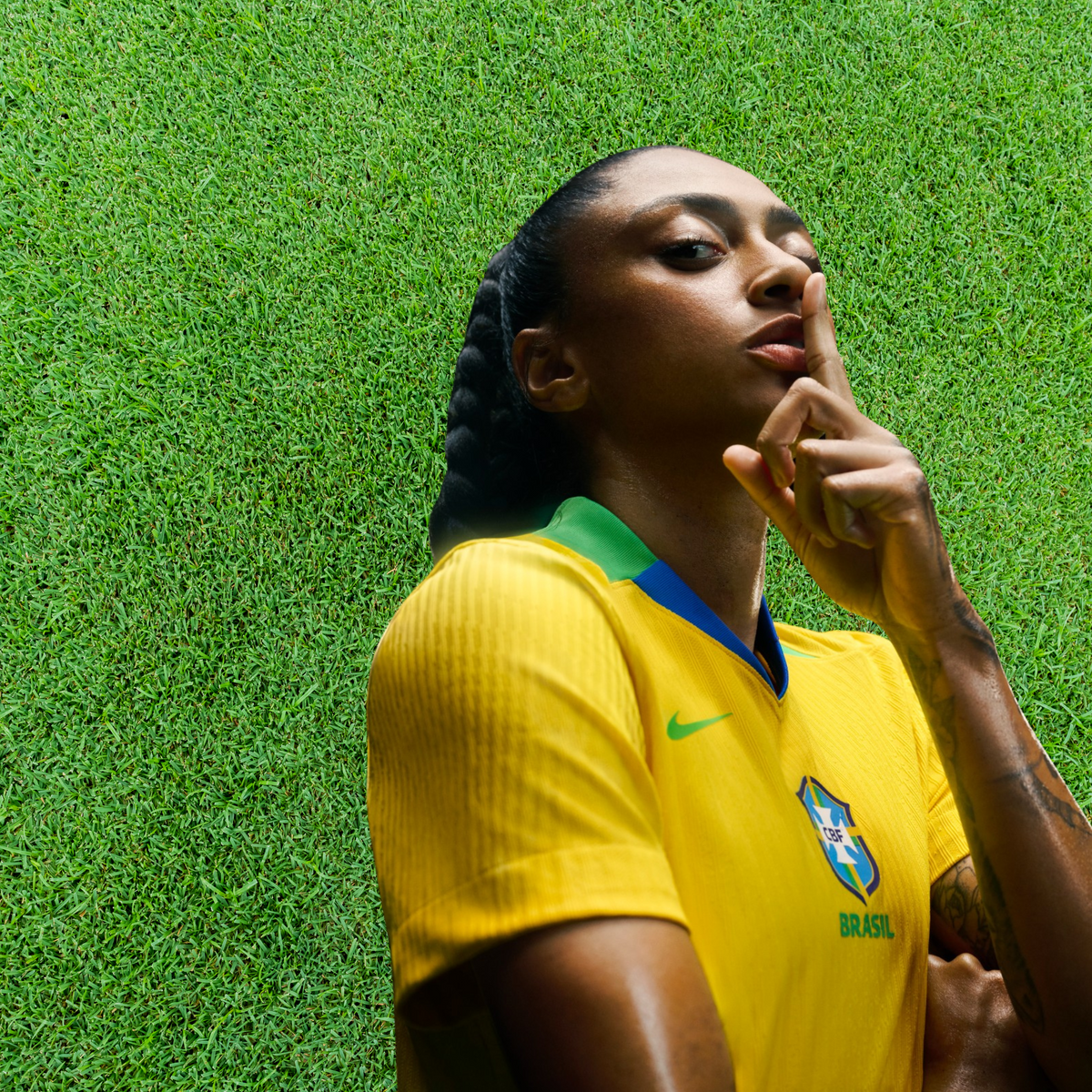 Camisa Brasil Time Feminino I 2025 Torcedor