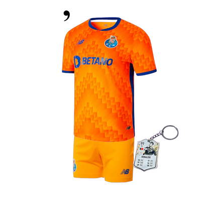 Conjunto Infantil Porto Alternativa 2024/25 - ÚLTIMAS UNIDADES! 🔥🐉