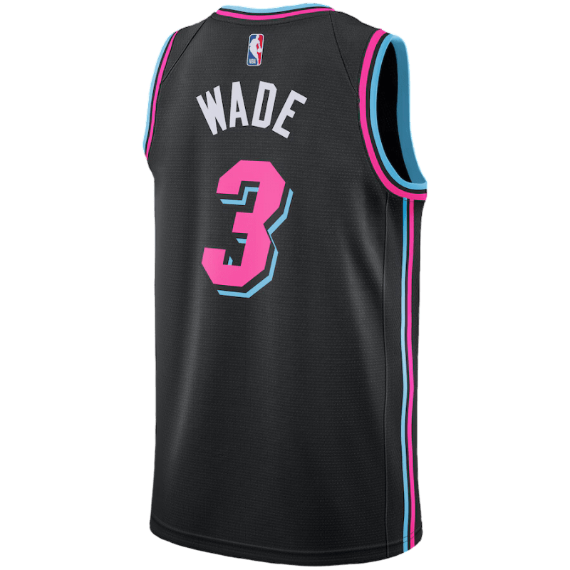 Edición Nike de Dwyane Wade de los Miami Heat - Negro 