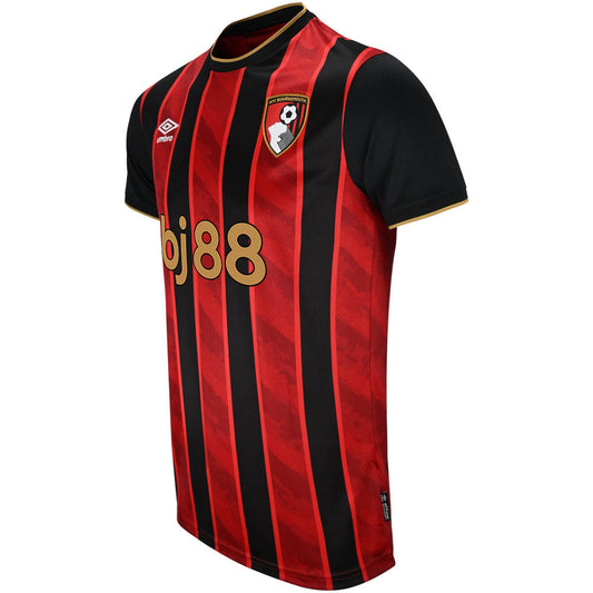 Camiseta local del Bournemouth 25/26 - Versión para aficionados en rojo y negro 