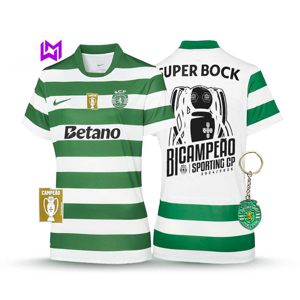 Camiseta deportiva local femenina, bicampeona 2025/26 - ¡NUEVO LANZAMIENTO! 🦁🏆 