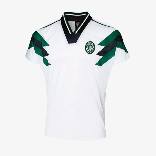 Camisola SPORTING VINTAGE retrô branca ANOS 90 - 2025/26 [pré venda: 11 a 22 dias úteis]