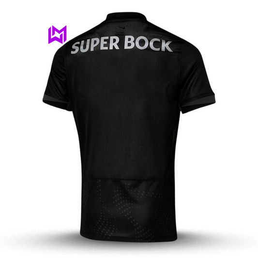 Camiseta negra de visitante del Sporting 2025/26 - ¡NUEVO LANZAMIENTO! 🔥💚 