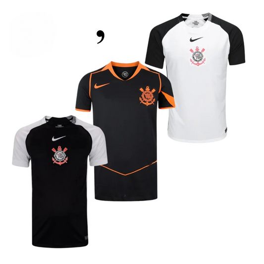 Corinthians Local, Visitante y Tercera Equipación 2025/26 - Kit 3 - Versión Aficionado
