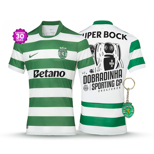 Camiseta de local del Sporting DOBLE 2025/26 - ¡NUEVO LANZAMIENTO! 🦁🏆🏆