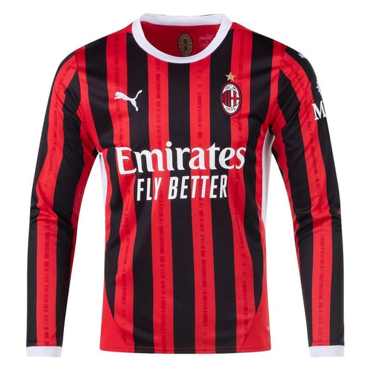 AC Milan 24/25 I Home Jersey - Long Sleeve