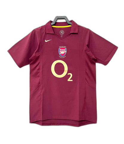 Camiseta local del Arsenal 05/06 - Versión retro
