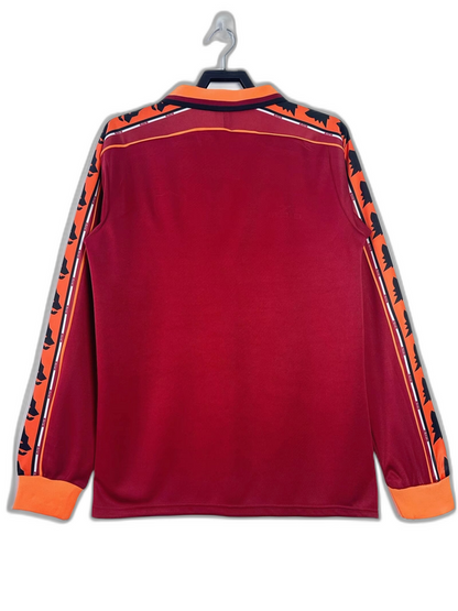 Camiseta local de la AS Roma 98/99 I - Versión retro de manga larga