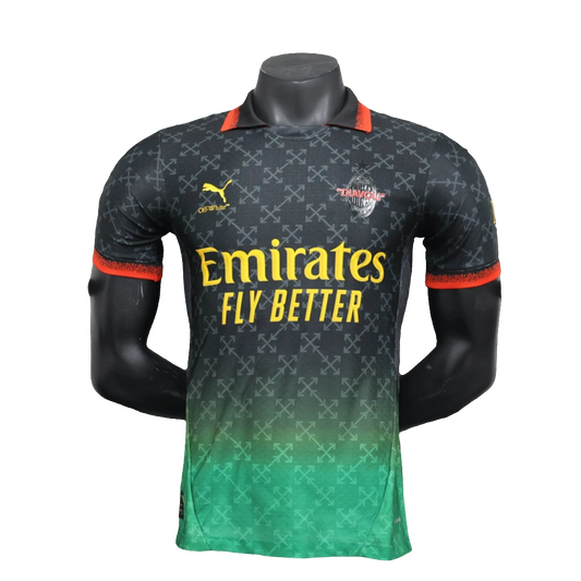 AC Milan 25/26 Commemorative Edition Jersey - Black - Player Version