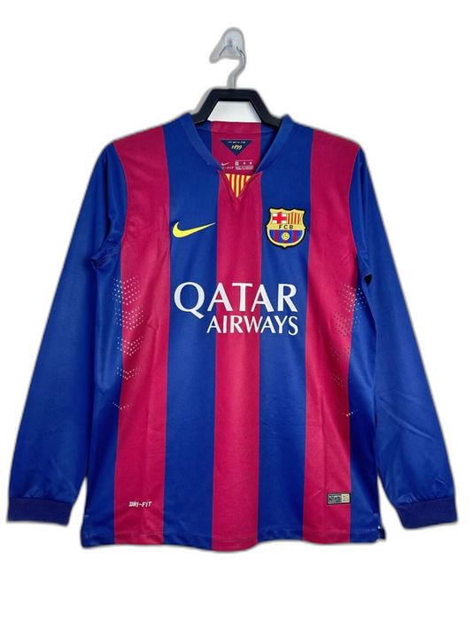 Barcelona 14/15 I Home Manga Larga - Versión Retro