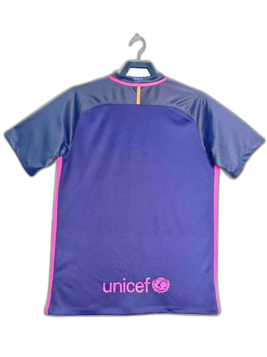 Camiseta de visitante del Barcelona 16/17 II - Versión retro