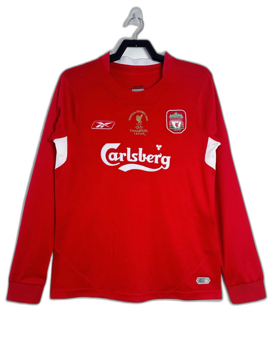 Camiseta local del Liverpool 04/05 I - Versión retro de manga larga