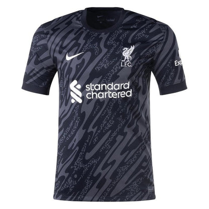 Camiseta negra de portero del Liverpool 24/25 (versión para aficionados)