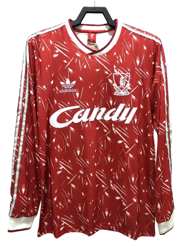 Liverpool 89/91 I Home Jersey - Long Sleeve Retro Version