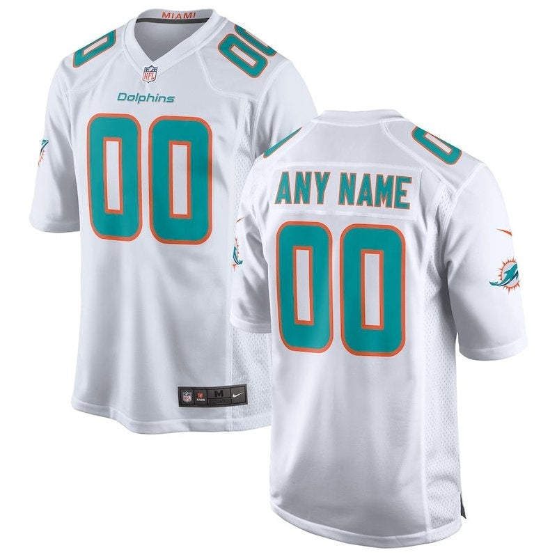Miami Dolphins - Camiseta personalizada de la NFL - Blanca