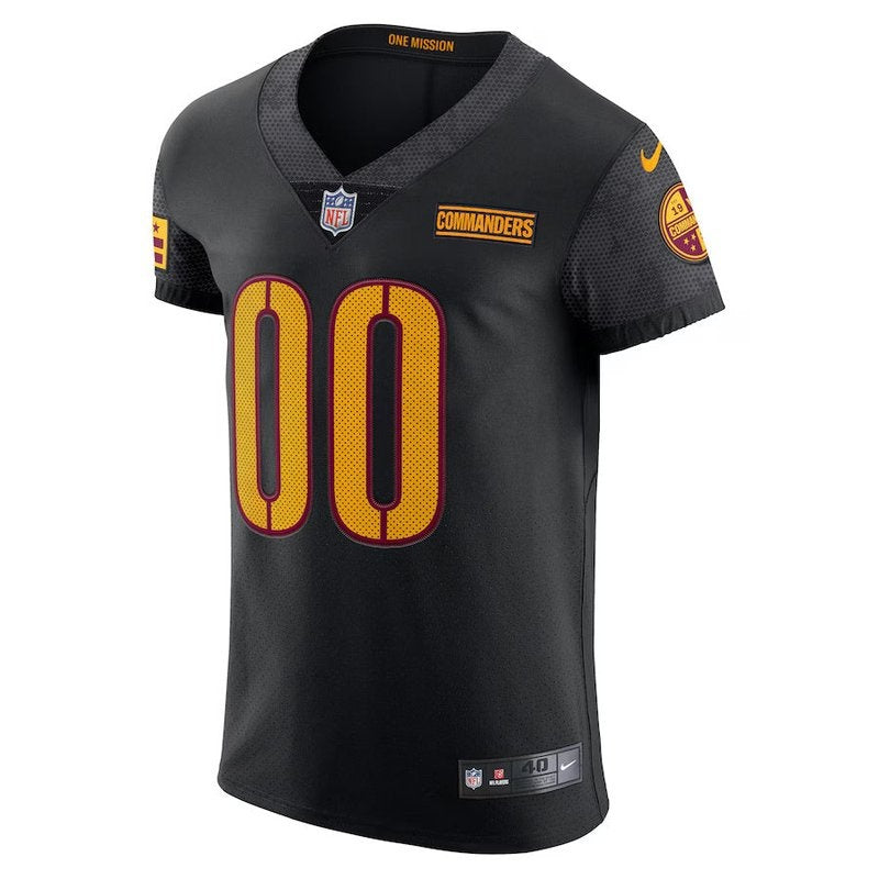 Camiseta alternativa personalizada de la NFL de los Washington Commanders (negro)