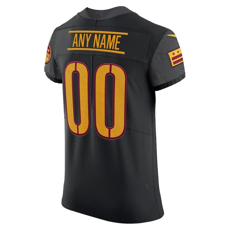 Camiseta alternativa personalizada de la NFL de los Washington Commanders (negro)